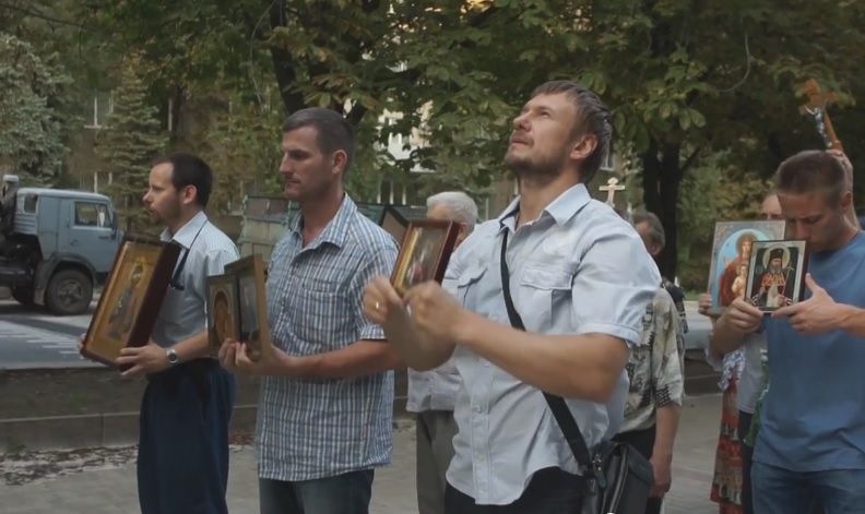 Russian Orthodox Church organized prayer for terrorist leader Igor Strelkov in Donetsk