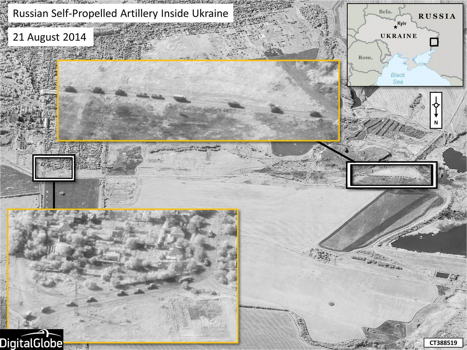 Evidence of Russian military engagement on the insurgents’ side against Ukrainian soldiers