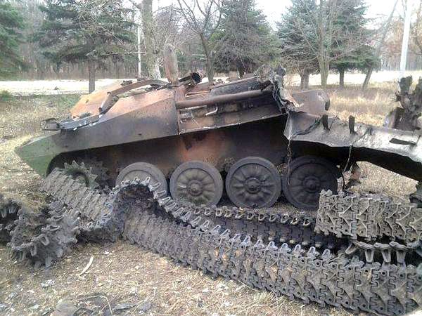 Destroyed the separatists’ self-propelled artillery 2S1 Gvozdyka (gallery)