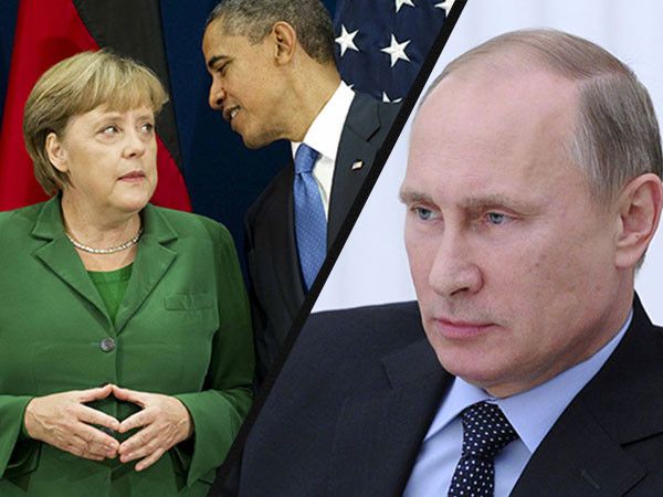 Obama, Merkel discuss maintaining Russia sanctions until full implementation of Minsk