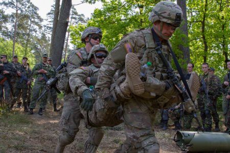 US Fearless Guardian Training Lanes test the skills of the Ukrainian National Guard