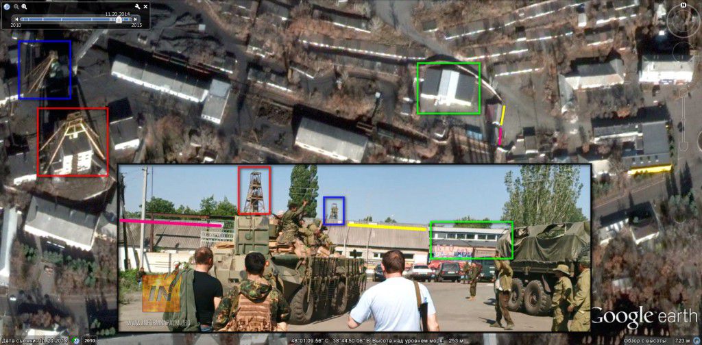 11th military engineering brigade Snizhne map2
