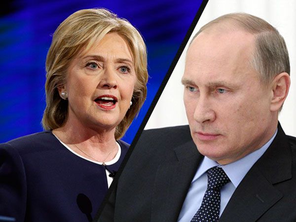 Trump tries to deflect Russia heat to Clinton