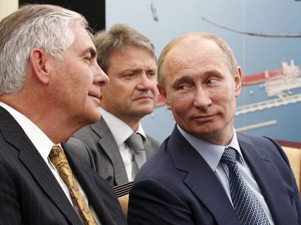 Putin meets with Tillerson in Russia as Syria rift deepens