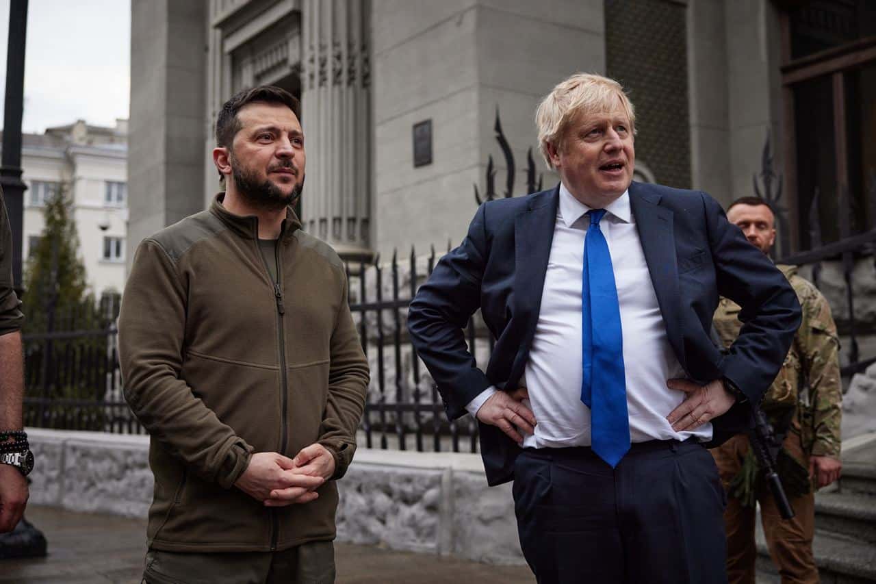The British Prime Minister visited Ukrainian President in Kyiv