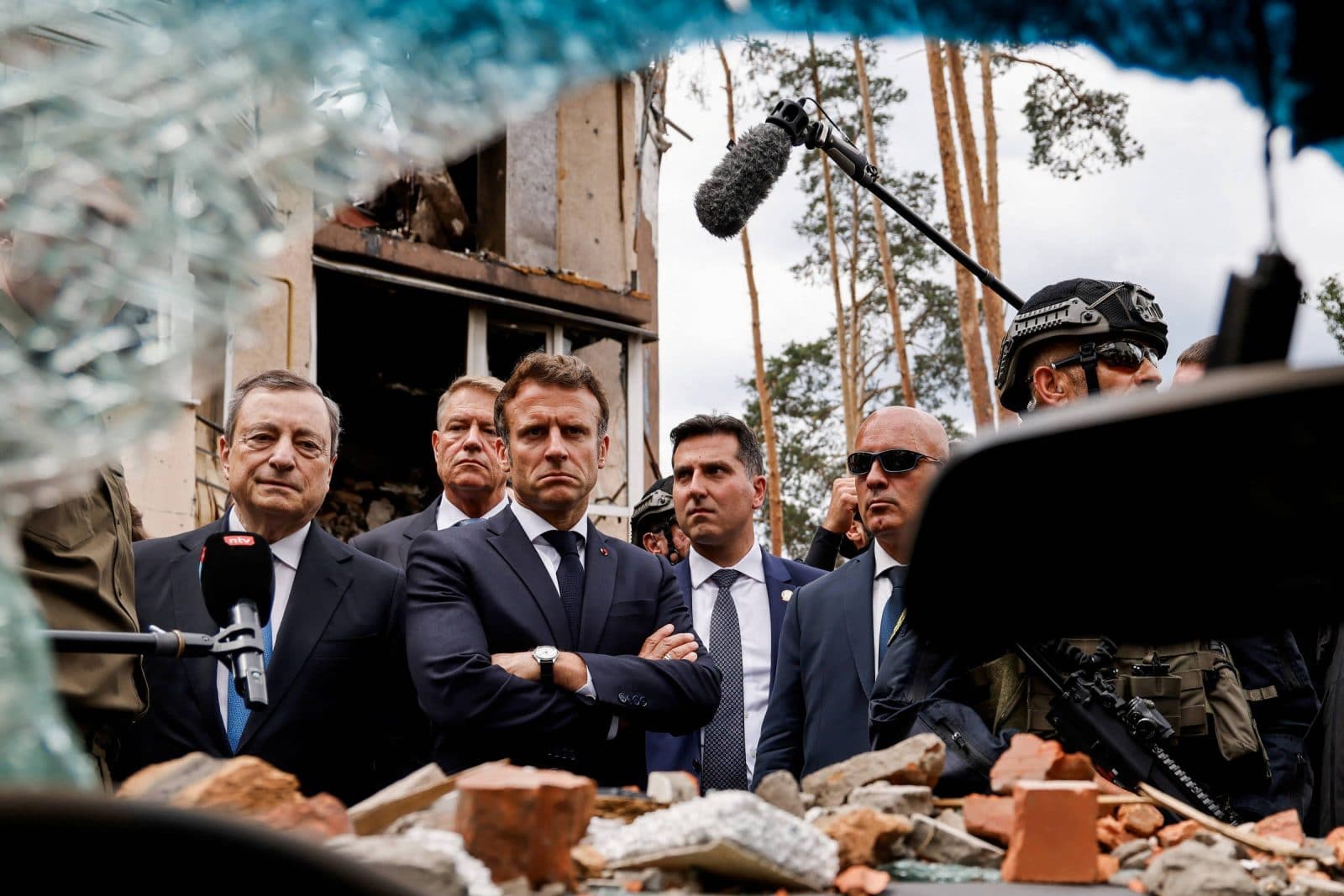 Leaders of France, Germany, Italy and Romania visited Ukraine for the first time since Russia’s war against Ukraine