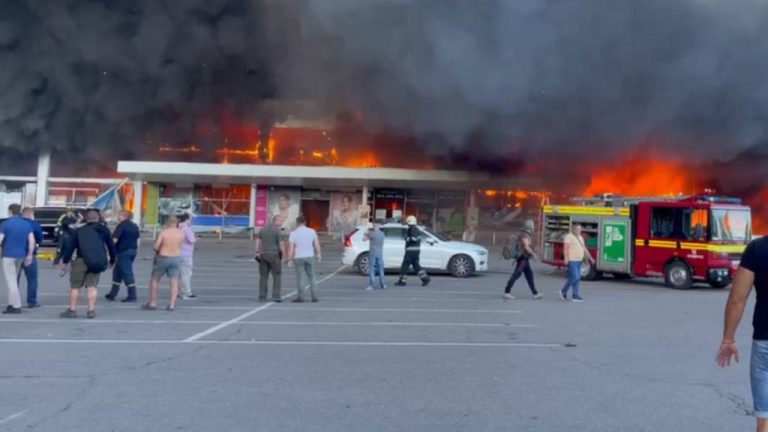 G7 countries and the UN condemned the Russian missile strike on Kremenchuk mall