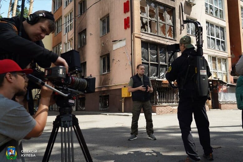 Ukrainians began shooting a film about the war waged by Russia in Ukraine
