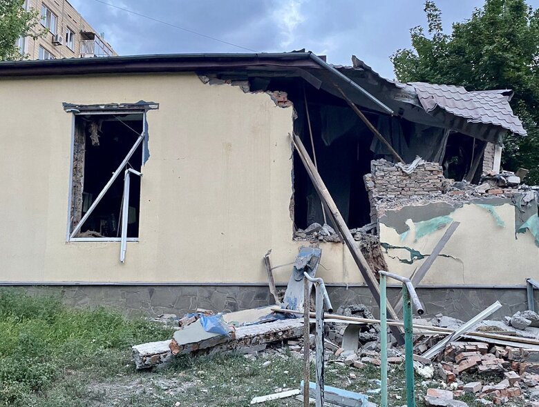 Russia shelled four districts from multiple rocket launchers in the central Ukraine: photos