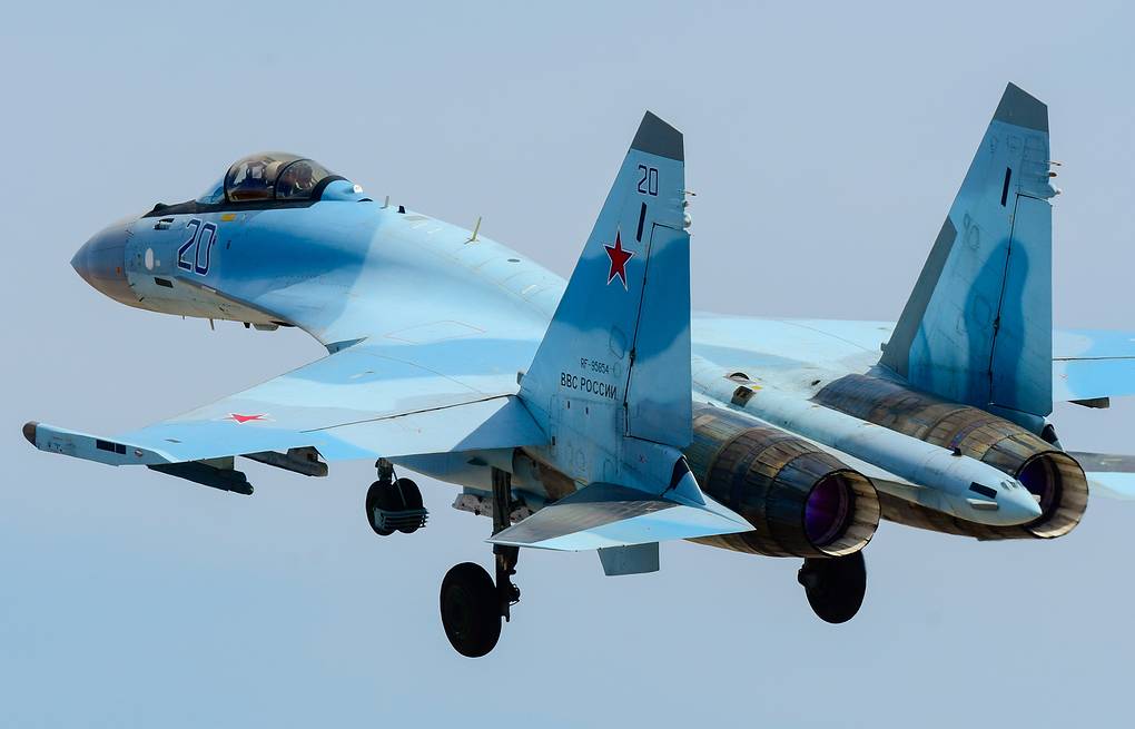 Russian Su-35 aircraft shelled the Zaporizhzhia region