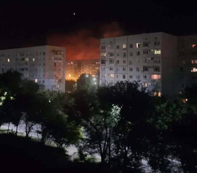 Russian military shelled the city of Energodar in the south, 10 people were injured: video