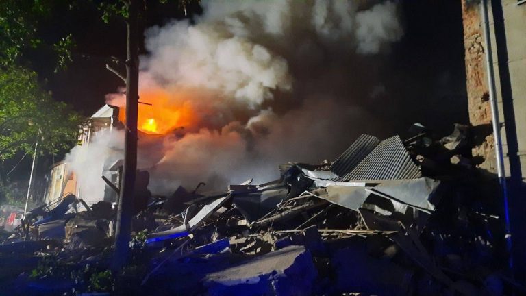 Russian troops fired residential buildings from multiple launch rocket system in Kharkiv: photos, video