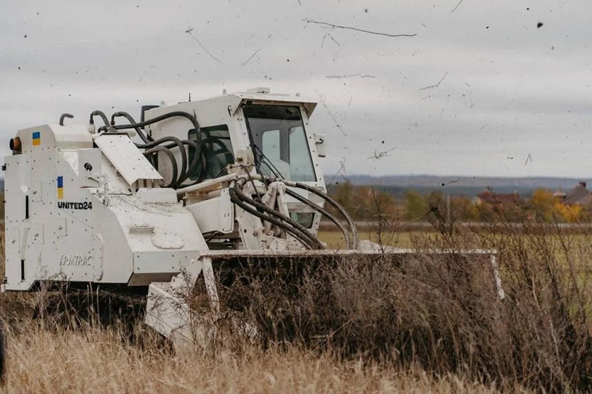 Ukraine purchased the most effective machine for demining of territories