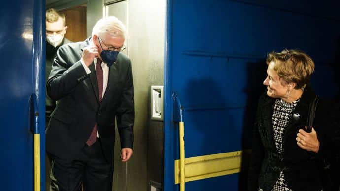 President of Germany arrived in Ukraine for the first time since Russia’s war