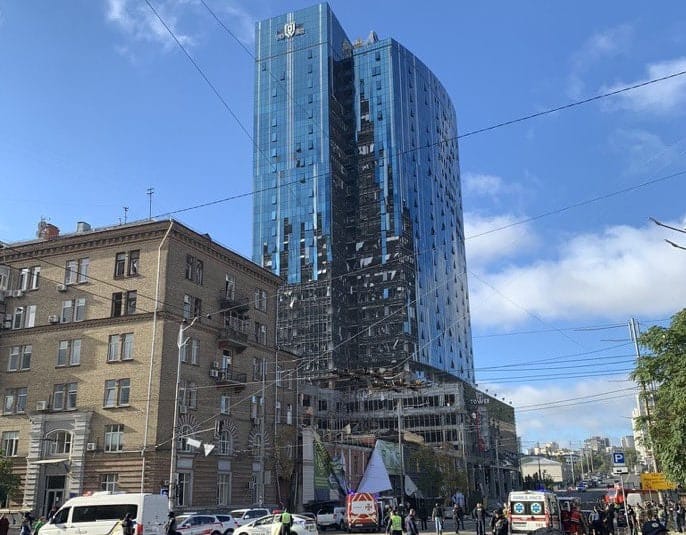 Russia’s shelling damaged diplomatic missions of foreign countries in Ukraine’s capital