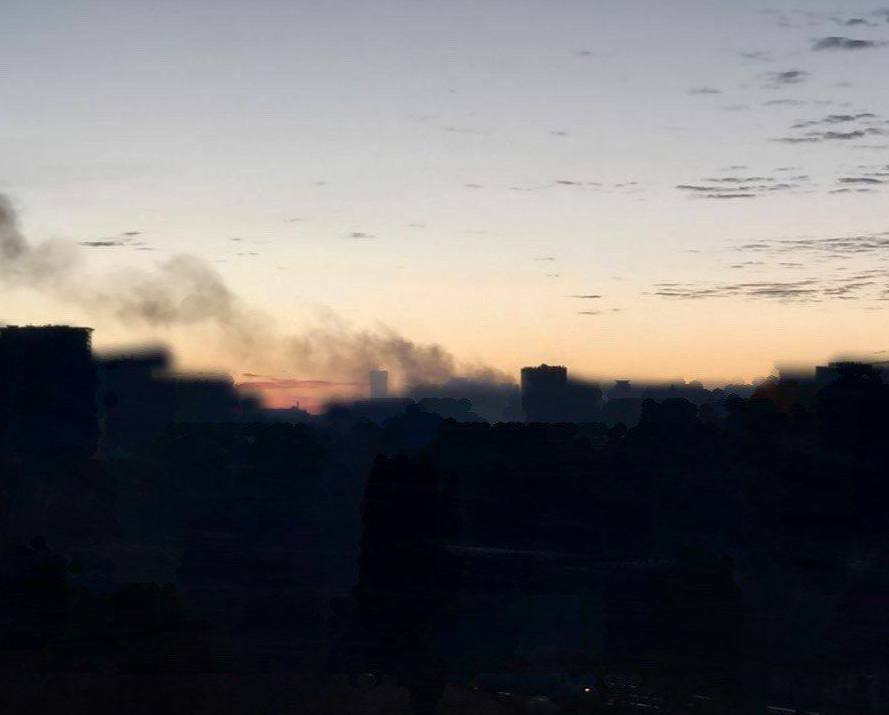 Russia attacked the capital of Ukraine with kamikaze drones: video
