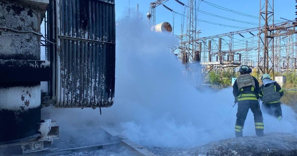 Russians shelled an energy facility in the Donetsk region
