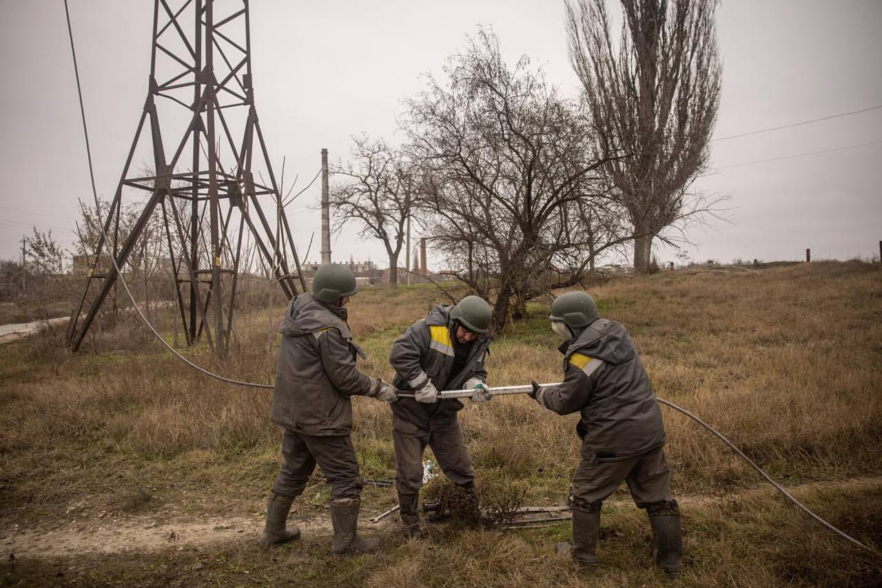 Russian rocket attacks destroyed almost all electrical substations in the western region of Ukraine