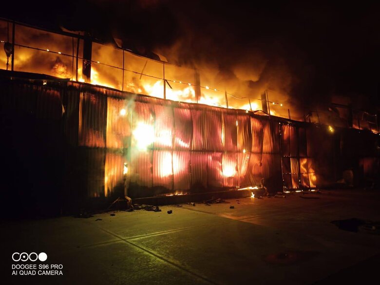 Russians shelled the Kherson region, warehouse was on fire and 1 civilian was killed