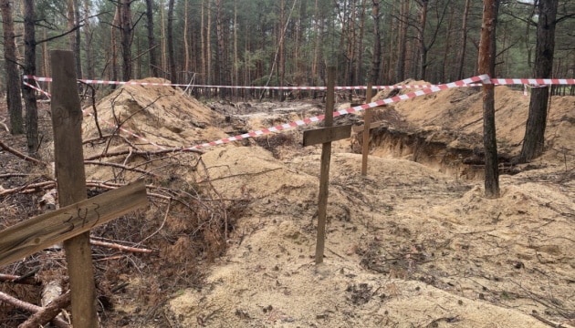 36 graves of killed Ukrainians were found in the liberated from Russian troops Kherson region