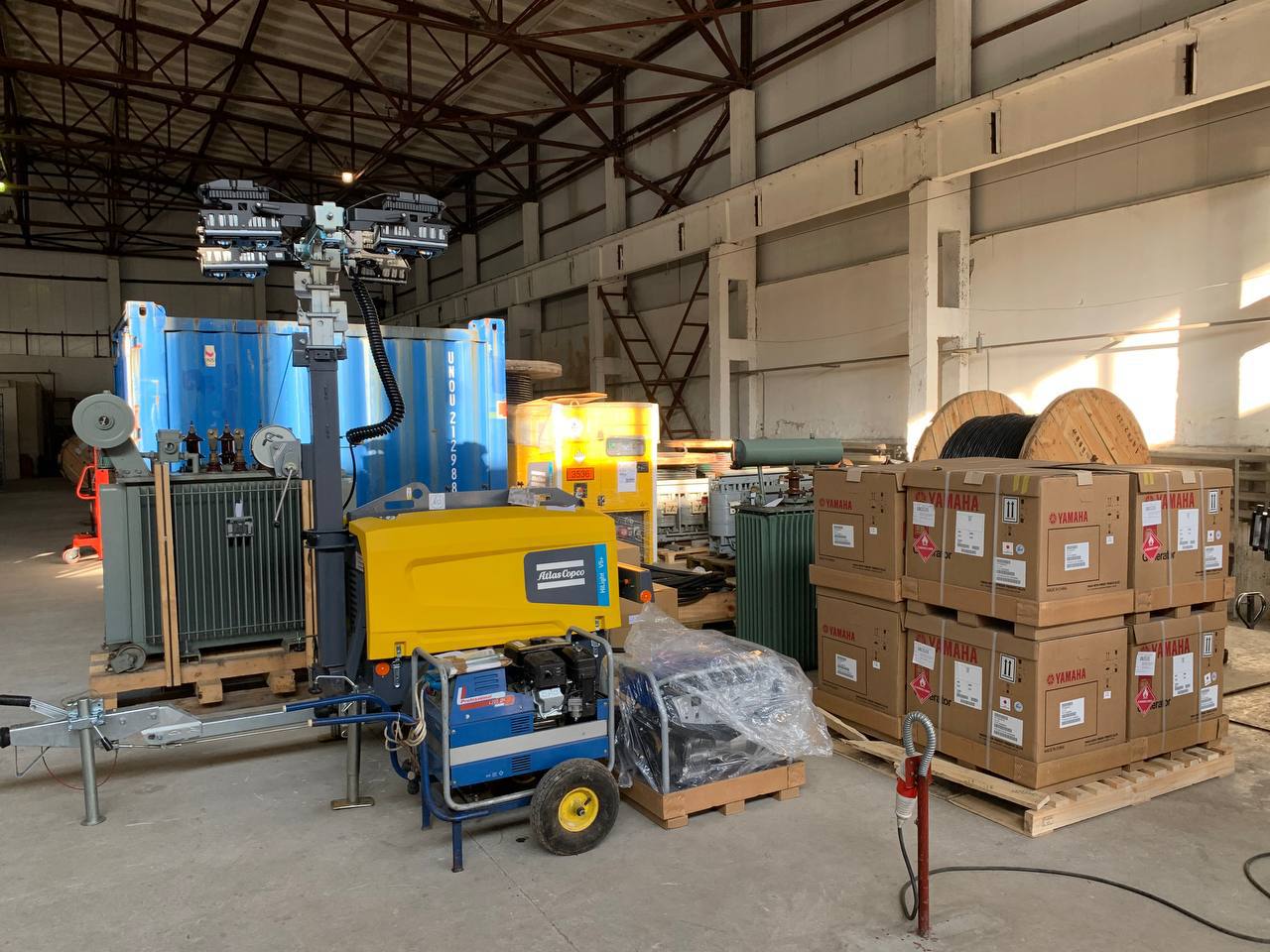 Energy workers of the Kharkiv region received 162 tons of equipment: photos