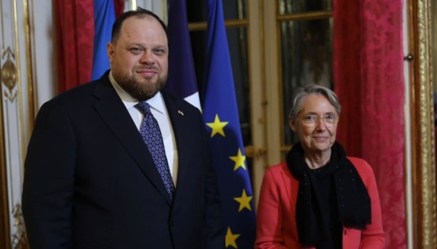 Head of the Ukrainian Parliament met with Prime Minister of France to discuss tribunal for Russia