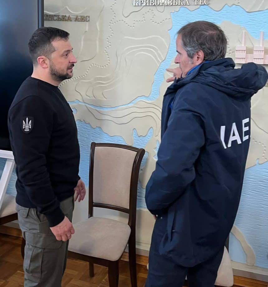 IAEA Director General met with Ukrainian President in Zaporizhzhia