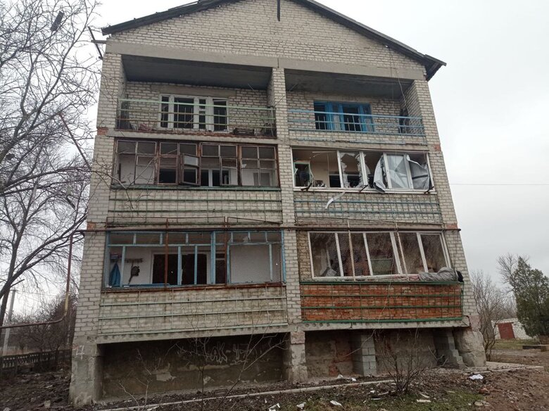 Russian soldiers shelled the village in the Donetsk region with a rocket: photos