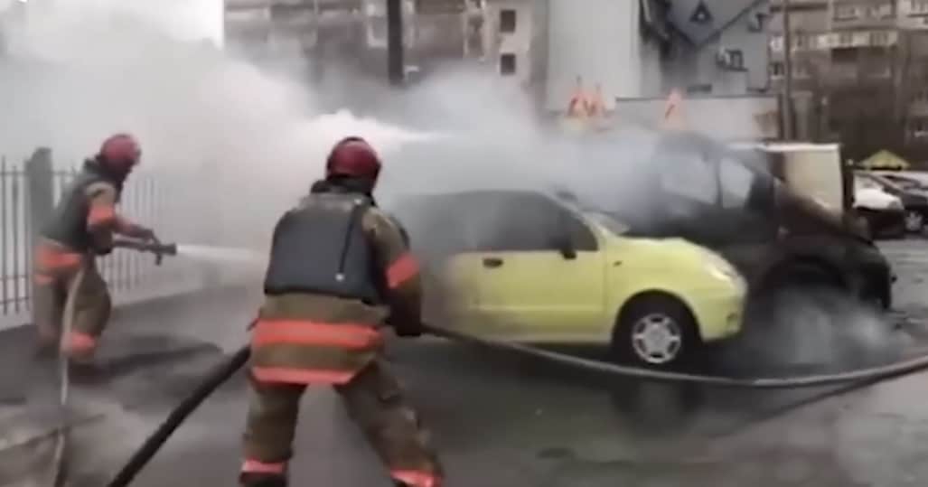 Russian military shelled the capital of Ukraine, there are injured civilians: video