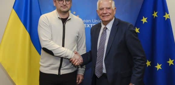 Ukraine’s Foreign Minister and EU High Representative discussed speeding up the supply of ammunition