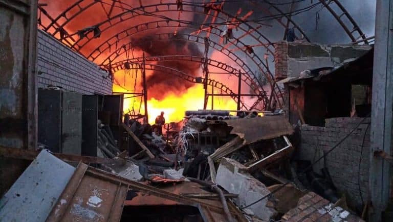 Russian troops shelled Dnipro with rockets, 2 civilians were killed and 3 injured: photos